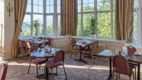 Dining room in the Cumbria Grand Hotel